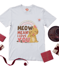 Meow Means I Love You Tee – Unisex Edition