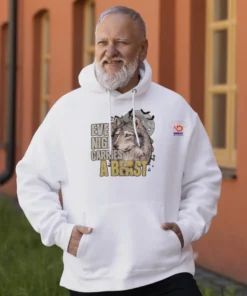 Alternative view of Every Night Carries A Beast Hoodie – Men’s Edition