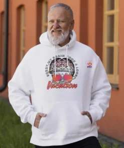 Alternative view of Sorry My Brain Took a Long Vacation Hoodie — Men’s Edition