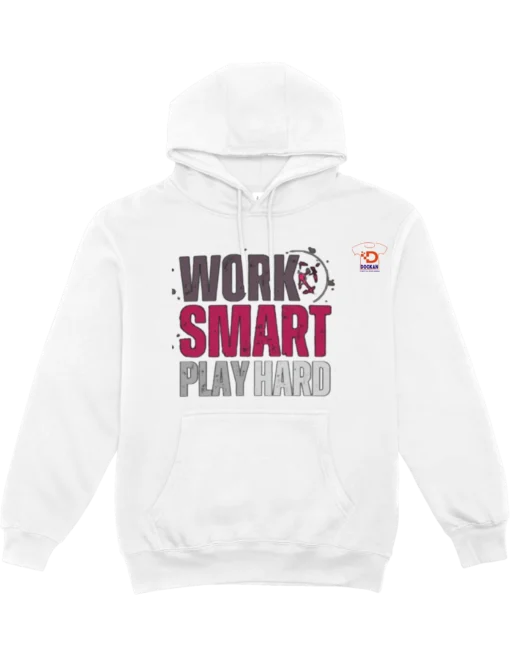 Work Smart Play Hard Hoodie — Men’s Edition
