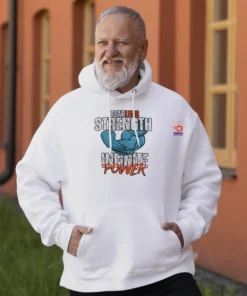 Alternative view of Fearless Strength Infinite Power Hoodie – Men’s Edition