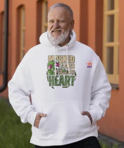 Alternative view of Masked Fears Fearless Heart - Hoodi