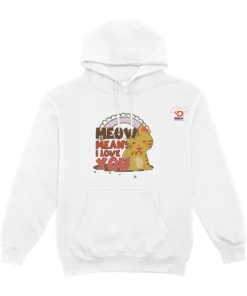 Meow Means I Love You Hoodi – Girls Edition