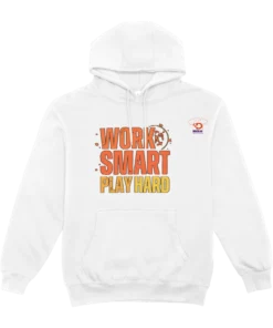 Alternative view of Work Smart Play Hard Hoodie — Women’s Edition